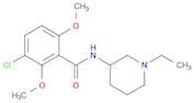 Benzamide, 3-chloro-N-(1-ethyl-3-piperidinyl)-2,6-dimethoxy-
