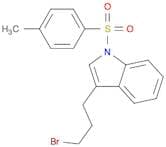 1H-Indole, 3-(3-bromopropyl)-1-[(4-methylphenyl)sulfonyl]-