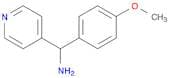 (4-Methoxyphenyl)(pyridin-4-yl)methanamine