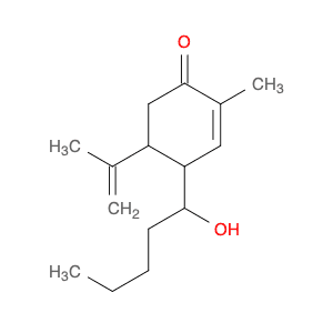 2-Cyclohexen-1-one, 4-(1-hydroxypentyl)-2-methyl-5-(1-methylethenyl)-