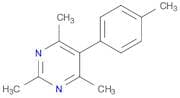 Pyrimidine, 2,4,6-trimethyl-5-(4-methylphenyl)-