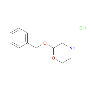 Morpholine, 2-(phenylmethoxy)-, hydrochloride