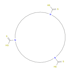 1,11,21-Triazacyclotriacontane-1,11,21-tricarbodithioic acid