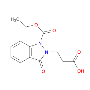 2H-Indazole-2-propanoic acid, 1-(ethoxycarbonyl)-1,3-dihydro-3-oxo-