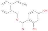 Benzoic acid, 2,4-dihydroxy-, (ethenylphenyl)methyl ester