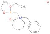 Piperidinium, 1-[(diethoxyphosphinyl)methyl]-1-(phenylmethyl)-, bromide