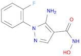 1H-Pyrazole-4-carboxamide, 5-amino-1-(2-fluorophenyl)-N-hydroxy-
