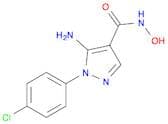 1H-Pyrazole-4-carboxamide, 5-amino-1-(4-chlorophenyl)-N-hydroxy-