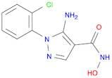 1H-Pyrazole-4-carboxamide, 5-amino-1-(2-chlorophenyl)-N-hydroxy-