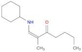 1-Hepten-3-one, 1-(cyclohexylamino)-2-methyl-, (Z)-