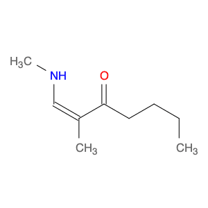 1-Hepten-3-one, 2-methyl-1-(methylamino)-, (Z)-