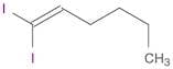 1-Hexene, 1,1-diiodo-