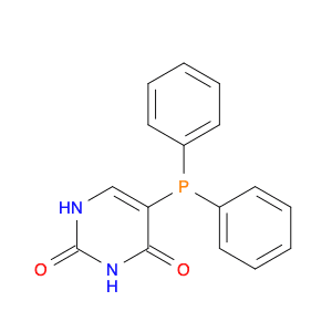 2,4(1H,3H)-Pyrimidinedione, 5-(diphenylphosphino)-
