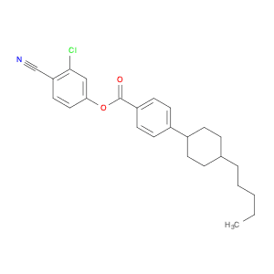 Benzoic acid, 4-(4-pentylcyclohexyl)-, 3-chloro-4-cyanophenyl ester