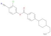Benzoic acid, 4-(4-propylcyclohexyl)-, 3-chloro-4-cyanophenyl ester