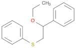 Benzene, [(2-ethoxy-2-phenylethyl)thio]-