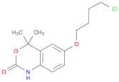 2H-3,1-Benzoxazin-2-one, 6-(4-chlorobutoxy)-1,4-dihydro-4,4-dimethyl-