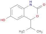 2H-3,1-Benzoxazin-2-one, 1,4-dihydro-6-hydroxy-4-(1-methylethyl)-