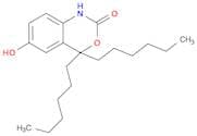 2H-3,1-Benzoxazin-2-one, 4,4-dihexyl-1,4-dihydro-6-hydroxy-