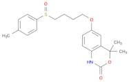 6-(4-(4-METHYLPHENYLSULFINYL)BUTOXY)-4,4-DIMETHYL-4H-3,1-BENZOXAZIN-2-ONE