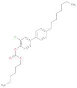 Carbonic acid, 3-chloro-4'-octyl[1,1'-biphenyl]-4-yl hexyl ester