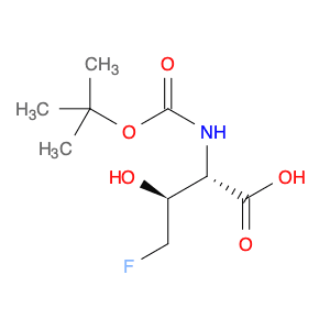 L-Threonine, N-[(1,1-dimethylethoxy)carbonyl]-4-fluoro-