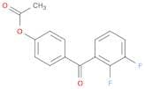 4-Acetoxy-2',3'-difluorobenzophenone