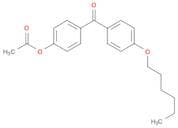 4-Acetoxy-4'-hexyloxybenzophenone