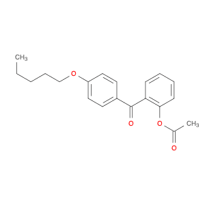 2-Acetoxy-4'-pentyloxybenzophenone