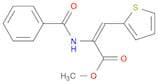 2-Propenoic acid, 2-(benzoylamino)-3-(2-thienyl)-, methyl ester, (2Z)-