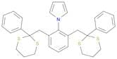 1H-Pyrrole, 1-[2,6-bis[(2-phenyl-1,3-dithian-2-yl)methyl]phenyl]-