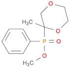 Phosphinic acid, (2-methyl-1,4-dioxan-2-yl)phenyl-, methyl ester