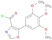 4-Oxazolecarbonyl chloride, 5-(3,4,5-trimethoxyphenyl)-