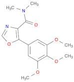 4-Oxazolecarboxamide, N,N-dimethyl-5-(3,4,5-trimethoxyphenyl)-
