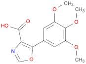 4-Oxazolecarboxylic acid, 5-(3,4,5-trimethoxyphenyl)-