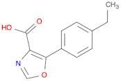 4-Oxazolecarboxylic acid, 5-(4-ethylphenyl)-