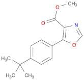 4-Oxazolecarboxylic acid, 5-[4-(1,1-dimethylethyl)phenyl]-, methyl ester
