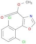 4-Oxazolecarboxylic acid, 5-(2,6-dichlorophenyl)-, methyl ester