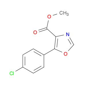 methyl 5-(4-chlorophenyl)-1,3-oxazole-4-carboxylate