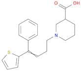 3-Piperidinecarboxylic acid, 1-[4-phenyl-4-(2-thienyl)-3-butenyl]-