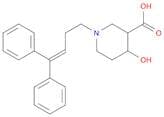 3-Piperidinecarboxylic acid, 1-(4,4-diphenyl-3-butenyl)-4-hydroxy-