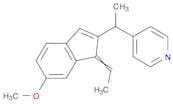 Pyridine, 4-[1-(1-ethylidene-6-methoxy-1H-inden-2-yl)ethyl]-