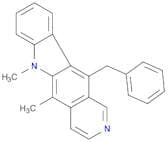 6H-Pyrido[4,3-b]carbazole, 5,6-dimethyl-11-(phenylmethyl)-