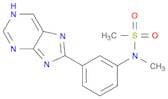 Methanesulfonamide, N-methyl-N-[3-(1H-purin-8-yl)phenyl]-