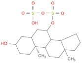 Androstane-3,17-diol,bis(hydrogen sulfate), (3b,5a,17a)- (9CI)