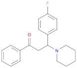 1-Propanone, 3-(4-fluorophenyl)-1-phenyl-3-(1-piperidinyl)-