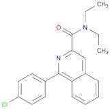 3-Isoquinolinecarboxamide, 1-(4-chlorophenyl)-N,N-diethyl-