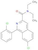 3-Isoquinolinecarboxamide, 7-chloro-1-(2-chlorophenyl)-N,N-diethyl-
