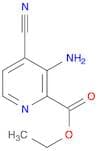 2-Pyridinecarboxylic acid, 3-amino-4-cyano-, ethyl ester