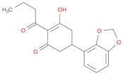 2-Cyclohexen-1-one, 5-(1,3-benzodioxol-4-yl)-3-hydroxy-2-(1-oxobutyl)-